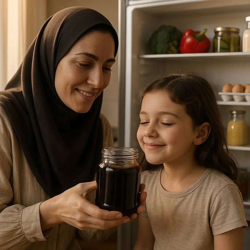 نگهداری شیره خرما در یخچال و فریزر